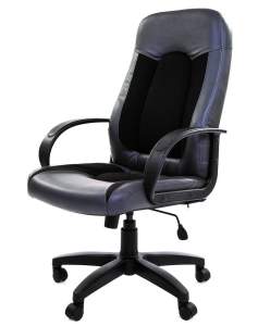 Офисное кресло CHAIRMAN 429, экокожа/ткань C,  серый/черный