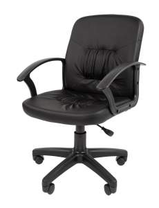 Офисное кресло Стандарт СТ-51, экокожа,  черный