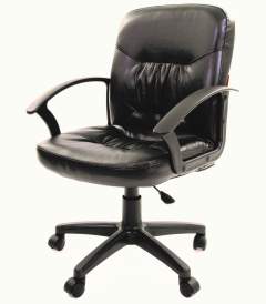 Офисное кресло CHAIRMAN 651, экокожа,  черный