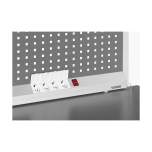 Короб с электромонтажной панелью антистатический ЭПА-АЛФ-У-18 ESD