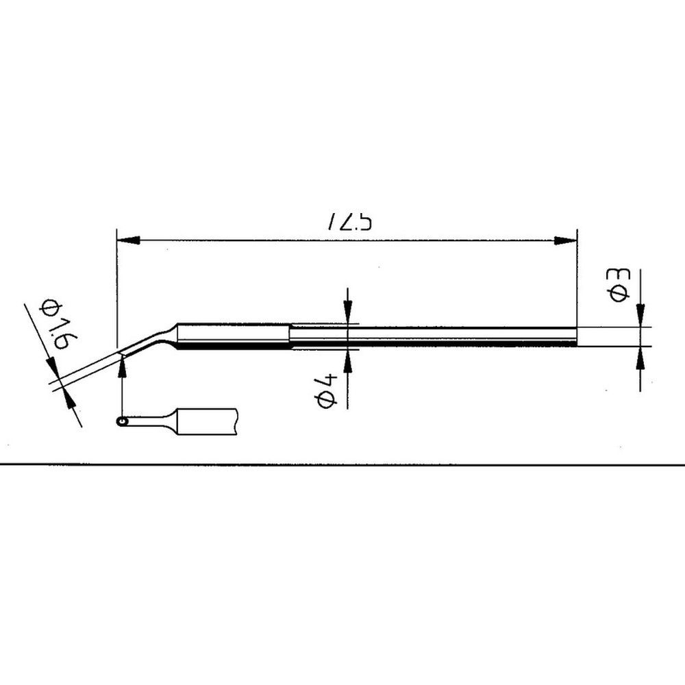 Наконечник ERSA 0212WD
