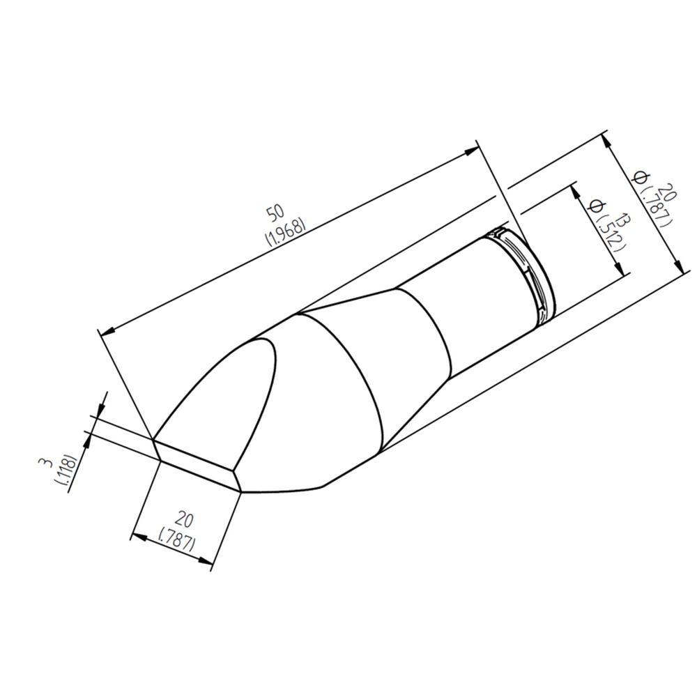 Наконечник Ersa 0242CDLF200