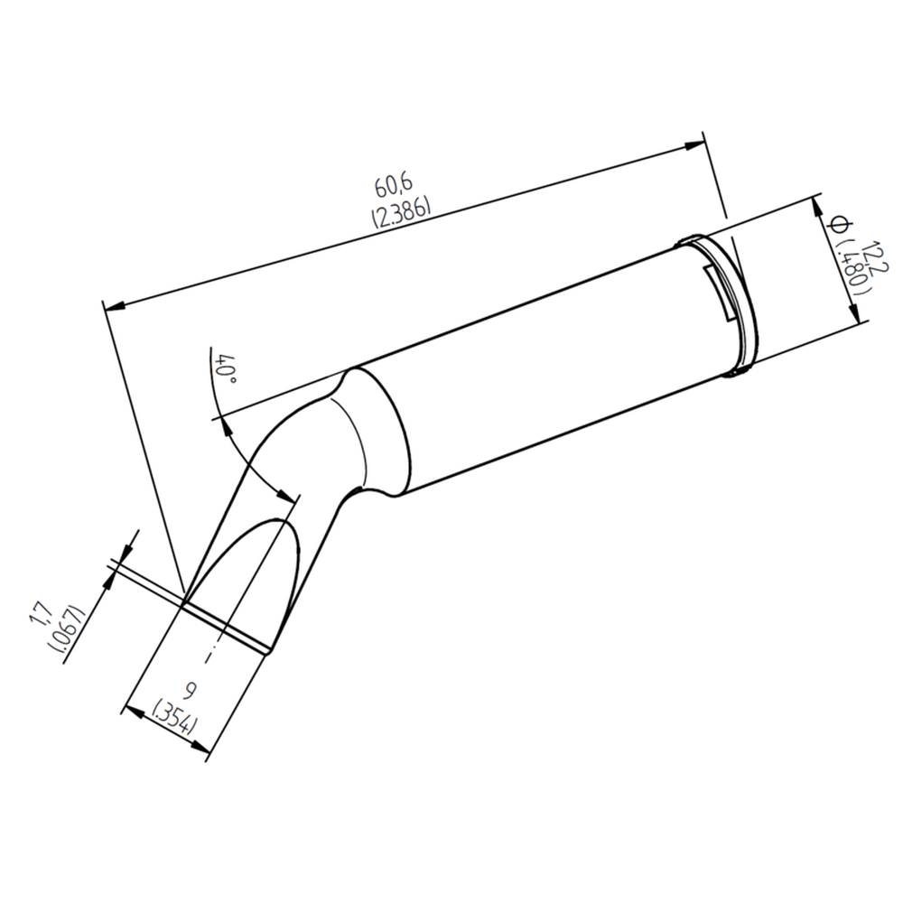 Наконечник Ersa 0242SDLF90