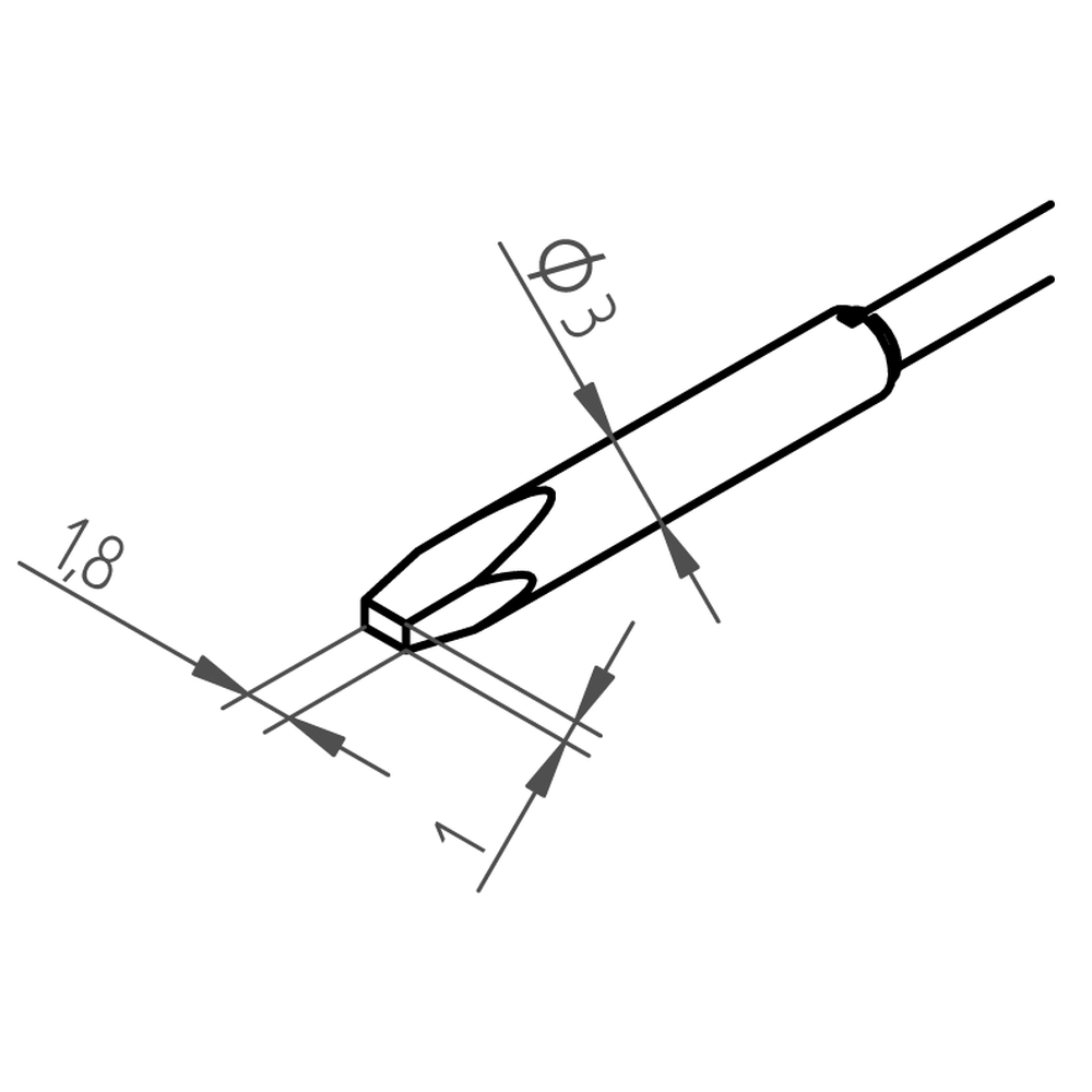 Наконечники ERSA 0462CDLF018