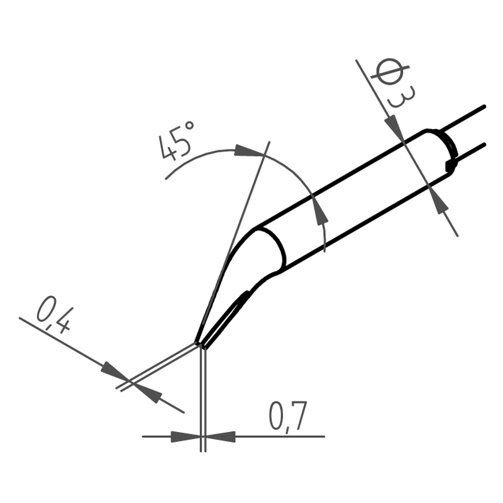 Наконечники ERSA 0462MDLF007