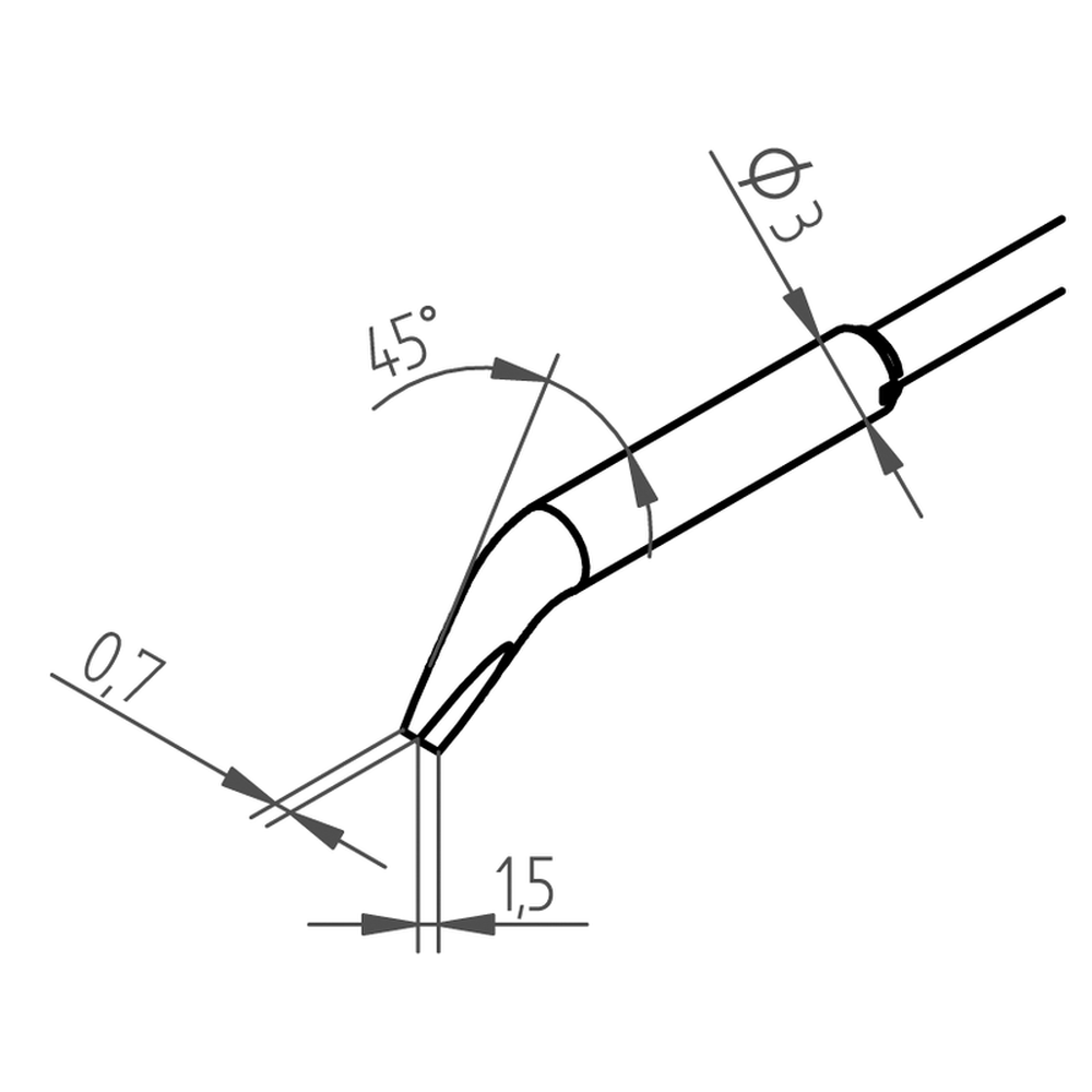 Наконечники ERSA 0462MDLF015
