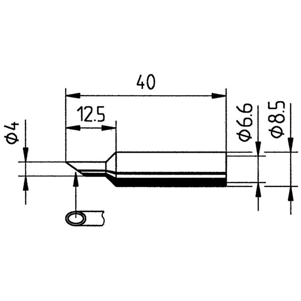Наконечник ERSA 0832PW