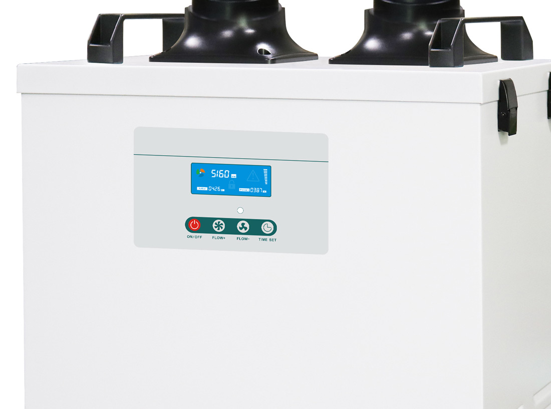 Дымоуловитель FUMECLEAR FC-3002-75 с дымоприемниками 2х75мм