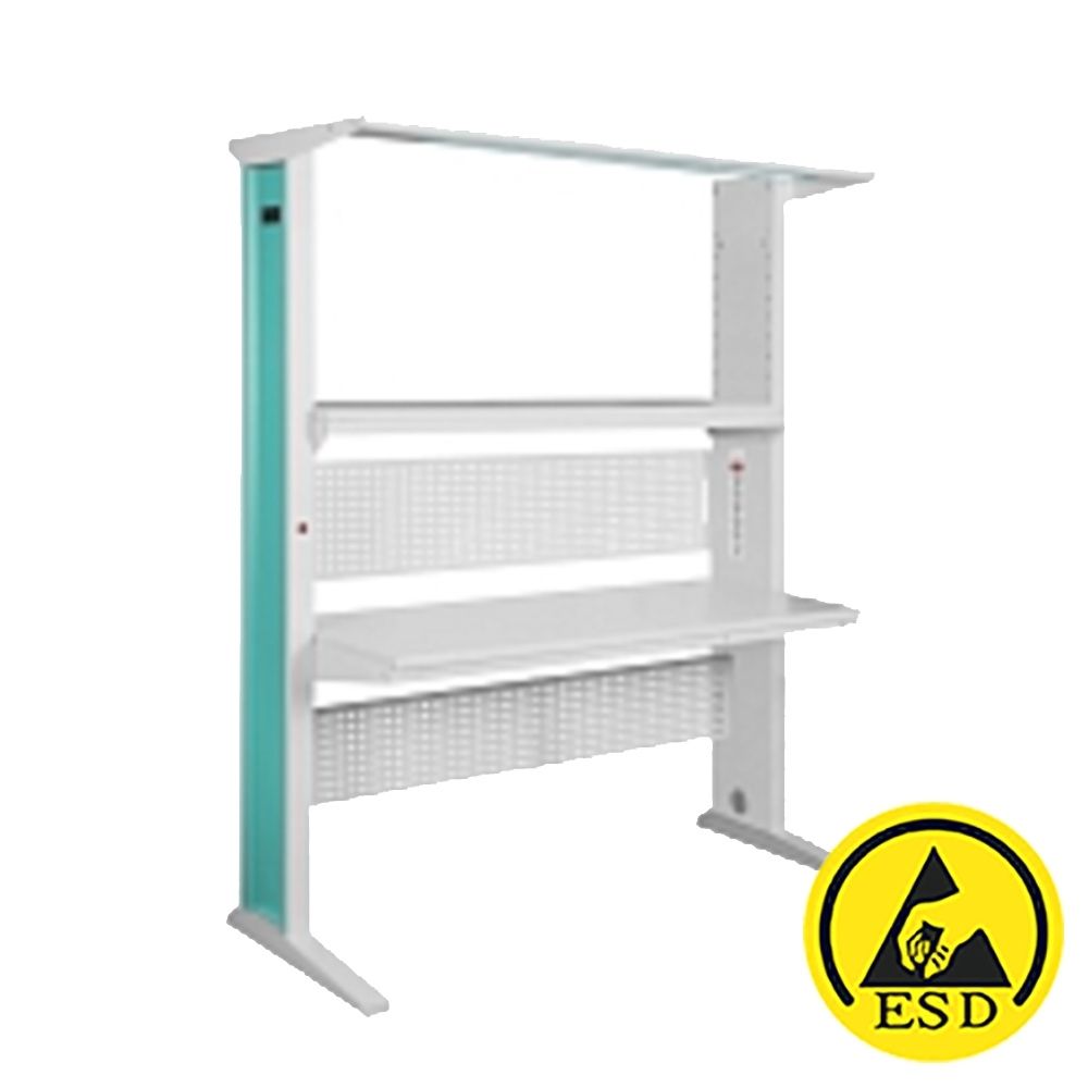 Антистатический стол рабочий Viking ГМ Гамма, 1500x700 мм, правый энергоболок