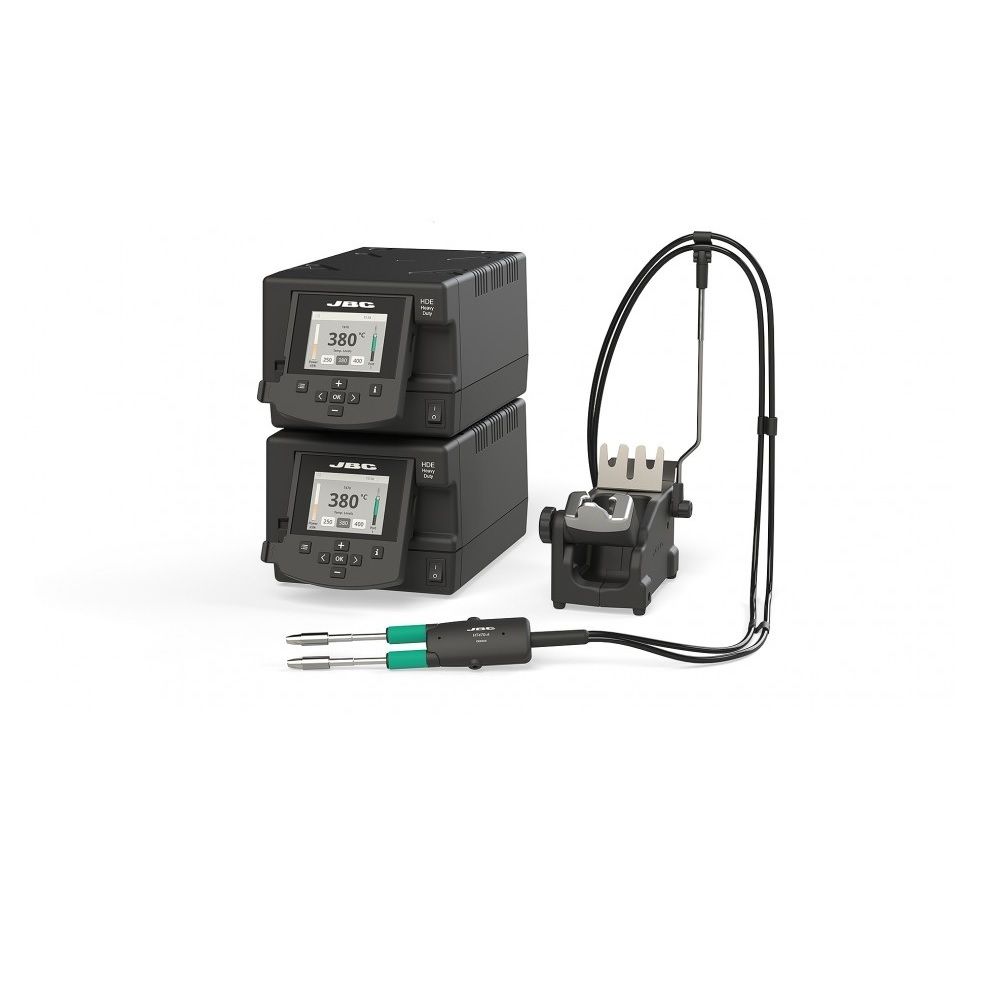 Паяльная станция для теплоёмких работ JBC HDE-2KD с термопинцетом HT470-A