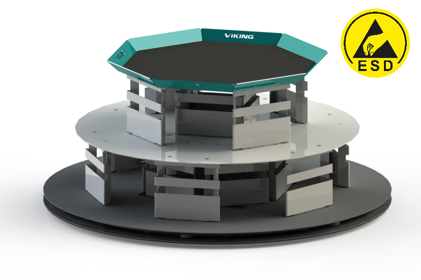 VKG НПП/П-55 ESD Модульная система настольных поворотных платформ