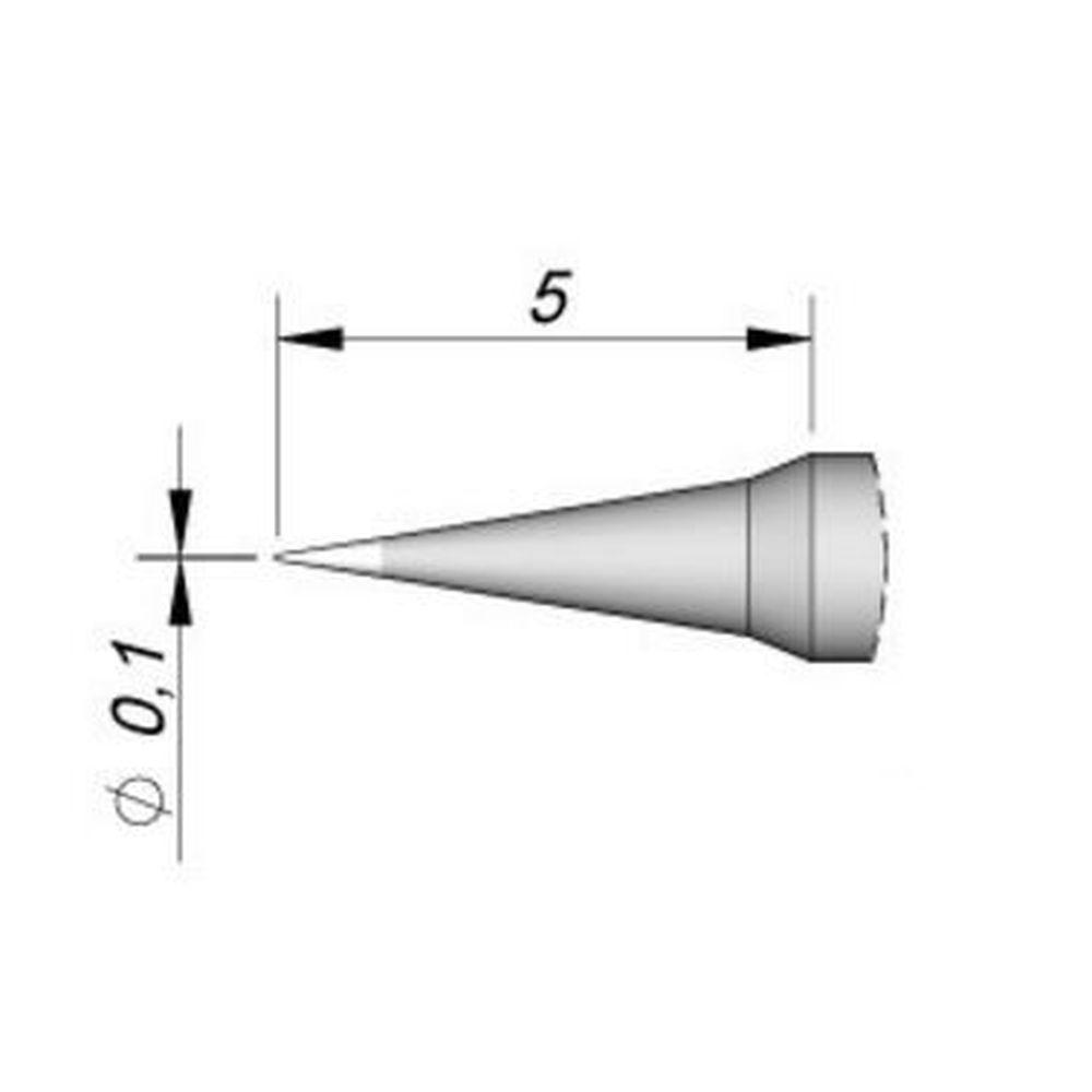 Наконечник JBC C105-101 конический 0,1 мм