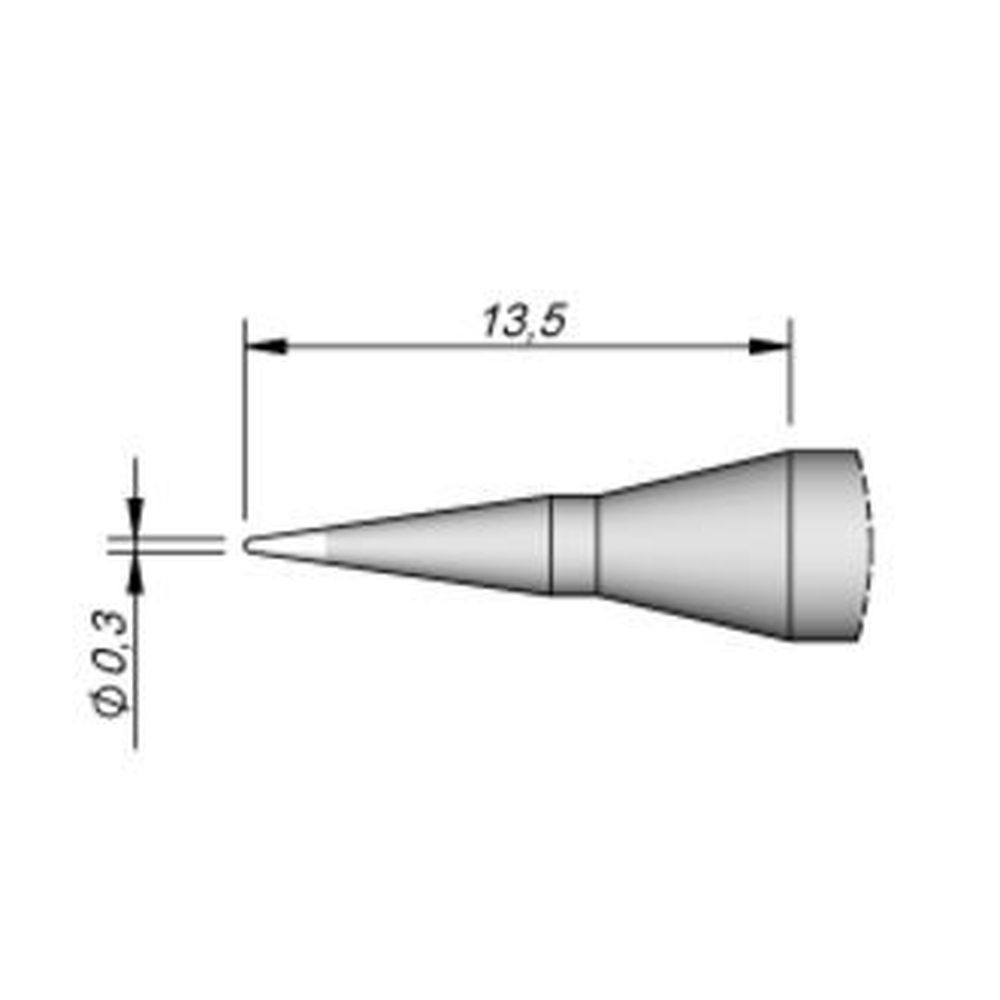 Наконечник JBC C245-030 конический 0,3 мм