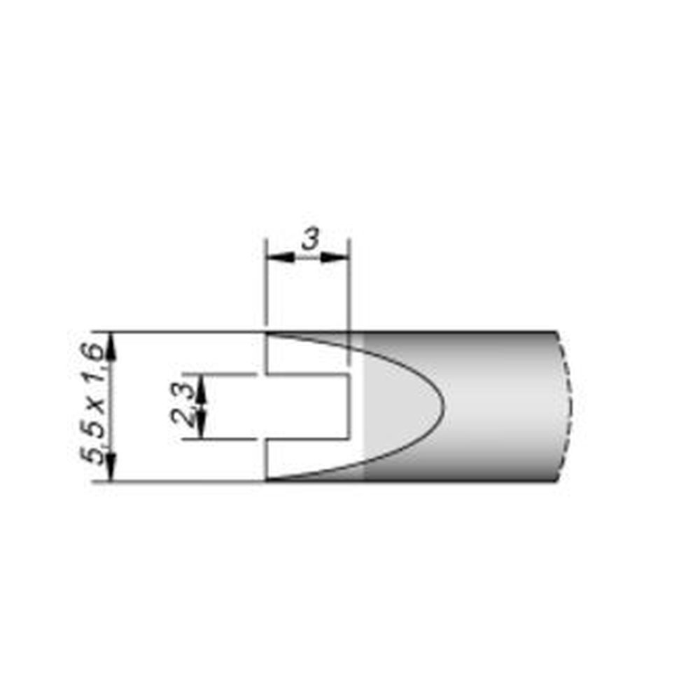 Наконечник JBC C245-150 CHIP 2,2 мм (с покрытием 3,5 мм)