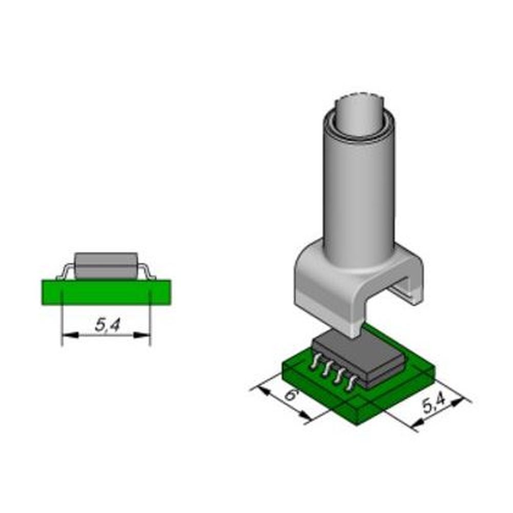Наконечник JBC C245-220 Tunnel 5,4 х 6,0 мм