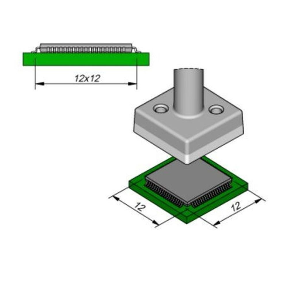 Наконечник JBC C245-224 QFP/PLCC 12,0 x 12,0 мм