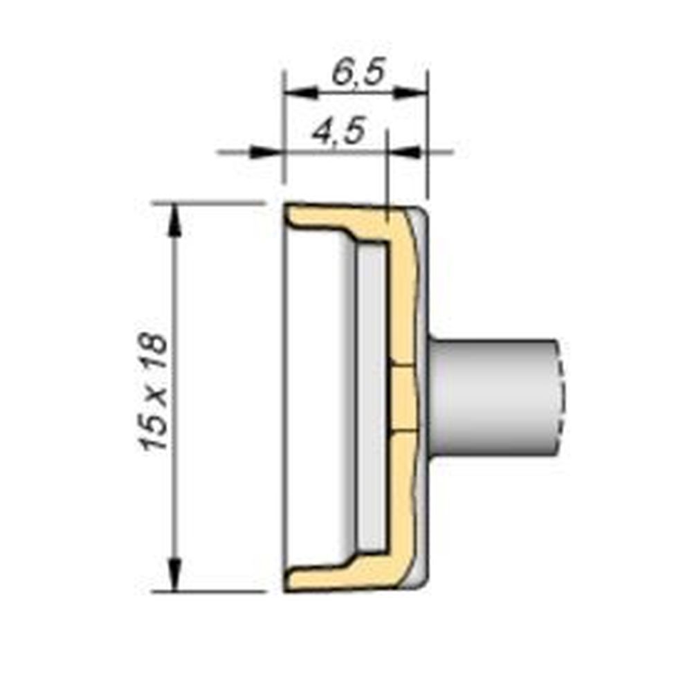 Наконечник JBC C245-228 QFP/PLCC 12,4 x 15,0 мм