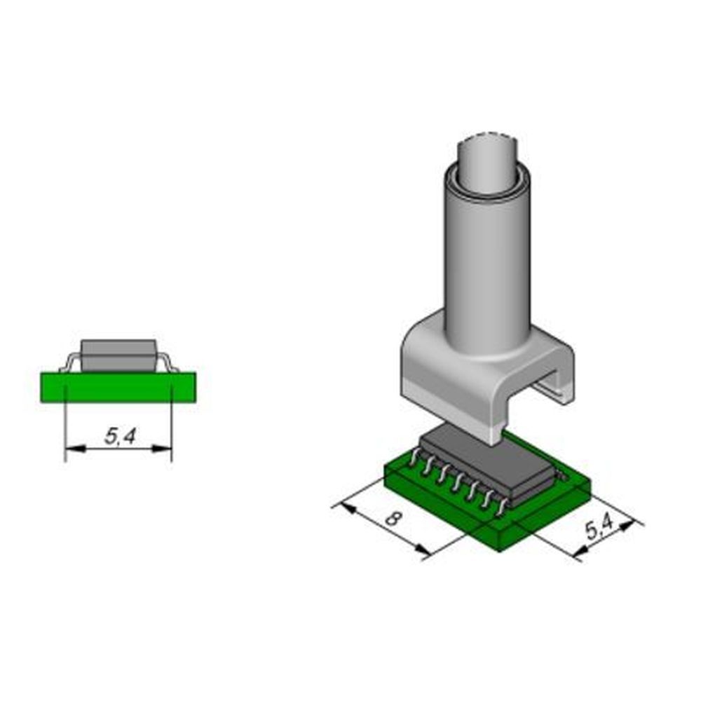 Наконечник JBC C245-250 Tunnel 5,4 х 8,0 мм
