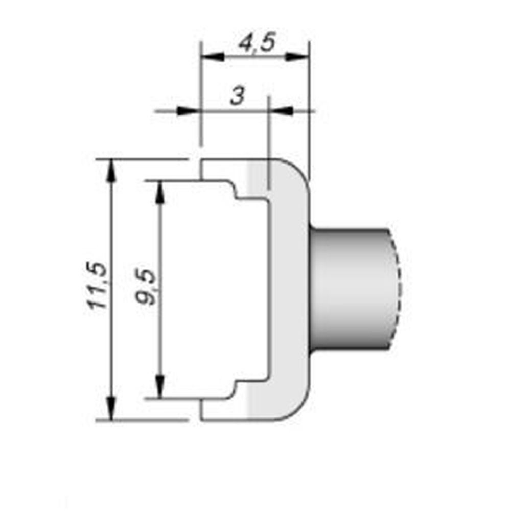Наконечник JBC C245-305 Tunnel 9,6 х 12,0 мм