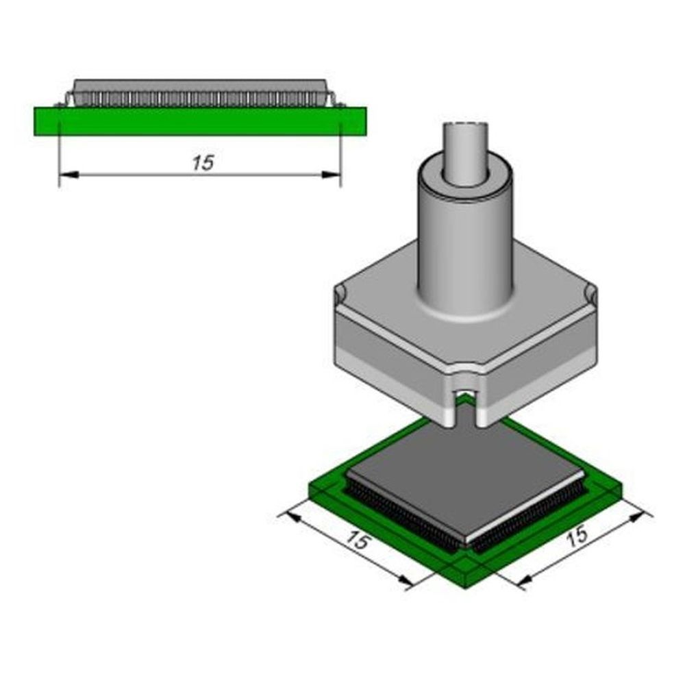 Наконечник JBC C245-315 QFP/PLCC 15,0 x 15,0 мм