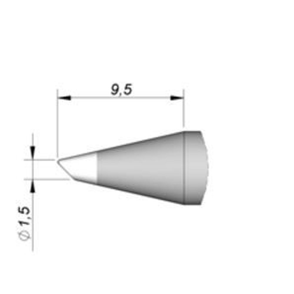 Наконечник JBC C245-405 скошенный 1,5 мм (высокая теплопередача)