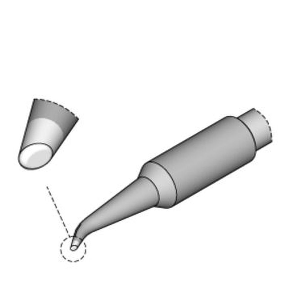 Наконечник JBC C245-748 скошенный 0,6 мм (изогнутый)