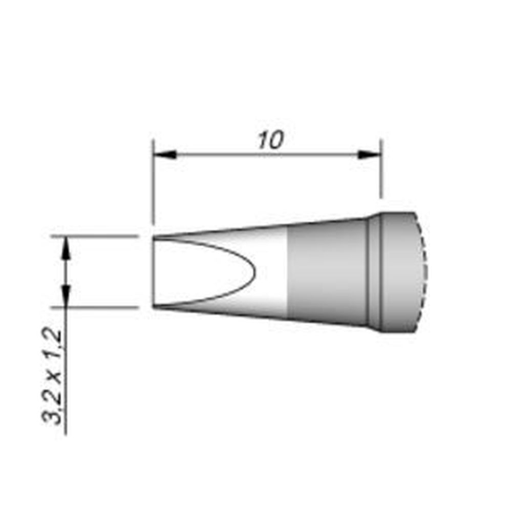 Наконечник JBC C245-911 клиновидный 3,2 х 1,2 мм