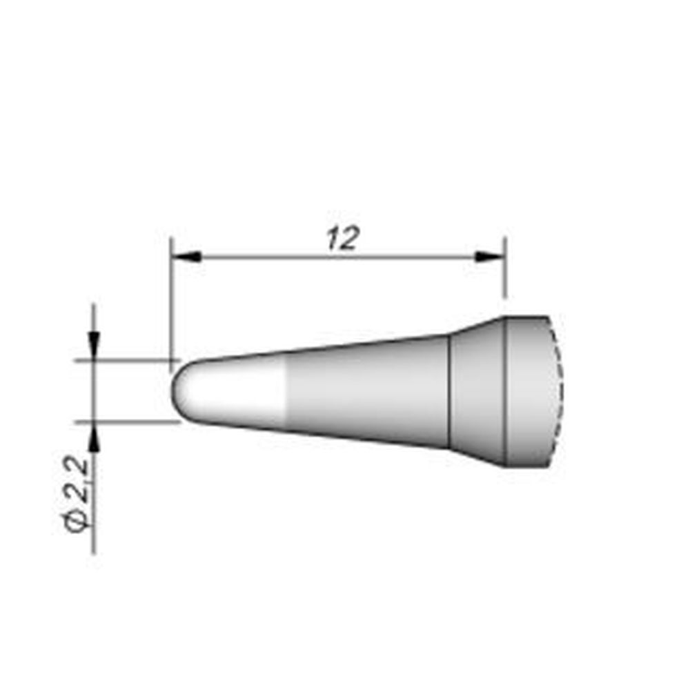 Наконечник JBC C245-933 конический 2,2 мм
