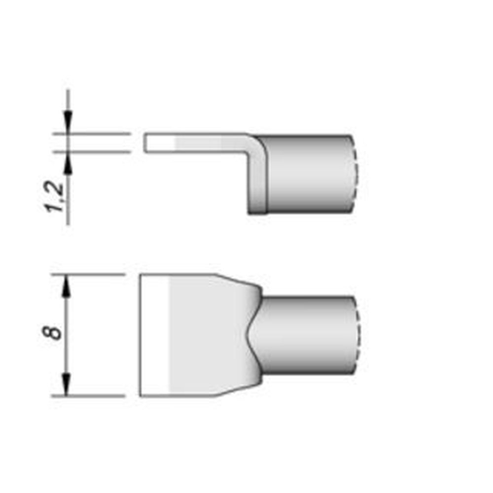 Наконечник JBC C420-275 лопатка 8,0 мм