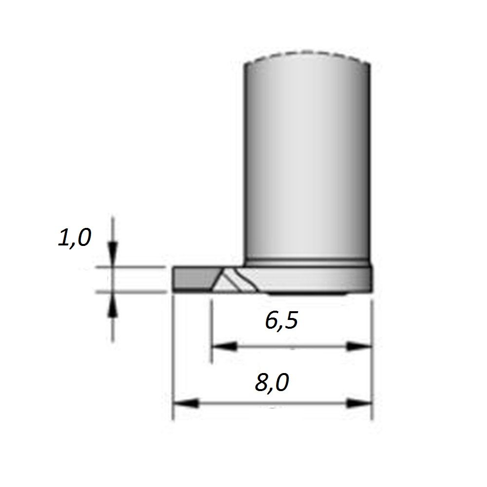 Наконечник JBC C420-282 для термозачистки 3,5 мм (правый)