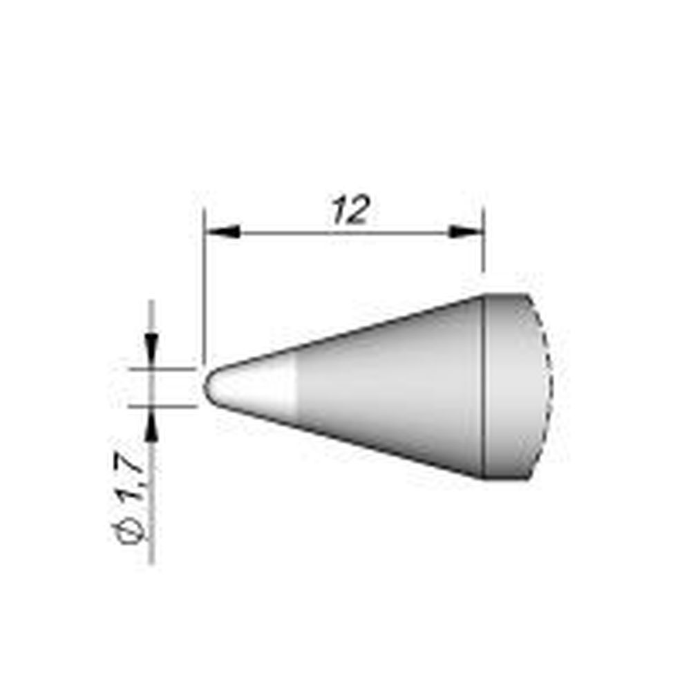Наконечник JBC C470-001 конический 1,7 мм