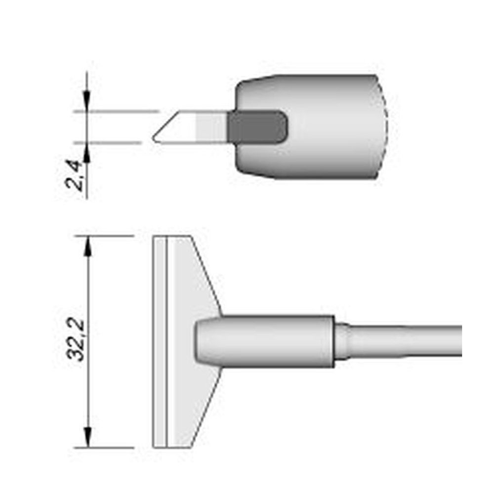 Наконечник JBC C470-023 лопатка 32,2 мм