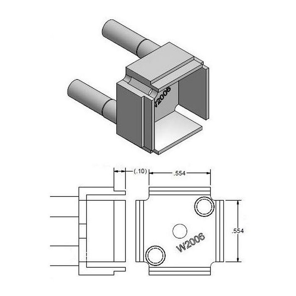PACE 1124-2006. Наконечник TP100 QFP 14MX14MX3.2M