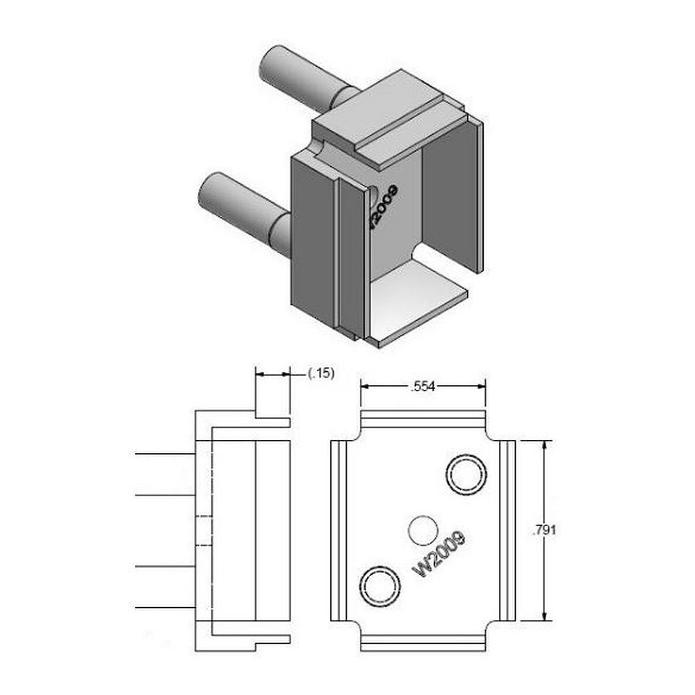 PACE 1124-2009 Наконечник TP100 QFP 14ммX20ммX3.9мм