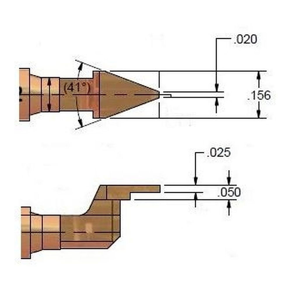 PACE 1128-1003. Наконечник WJS для MT100 0.7х1.0мм