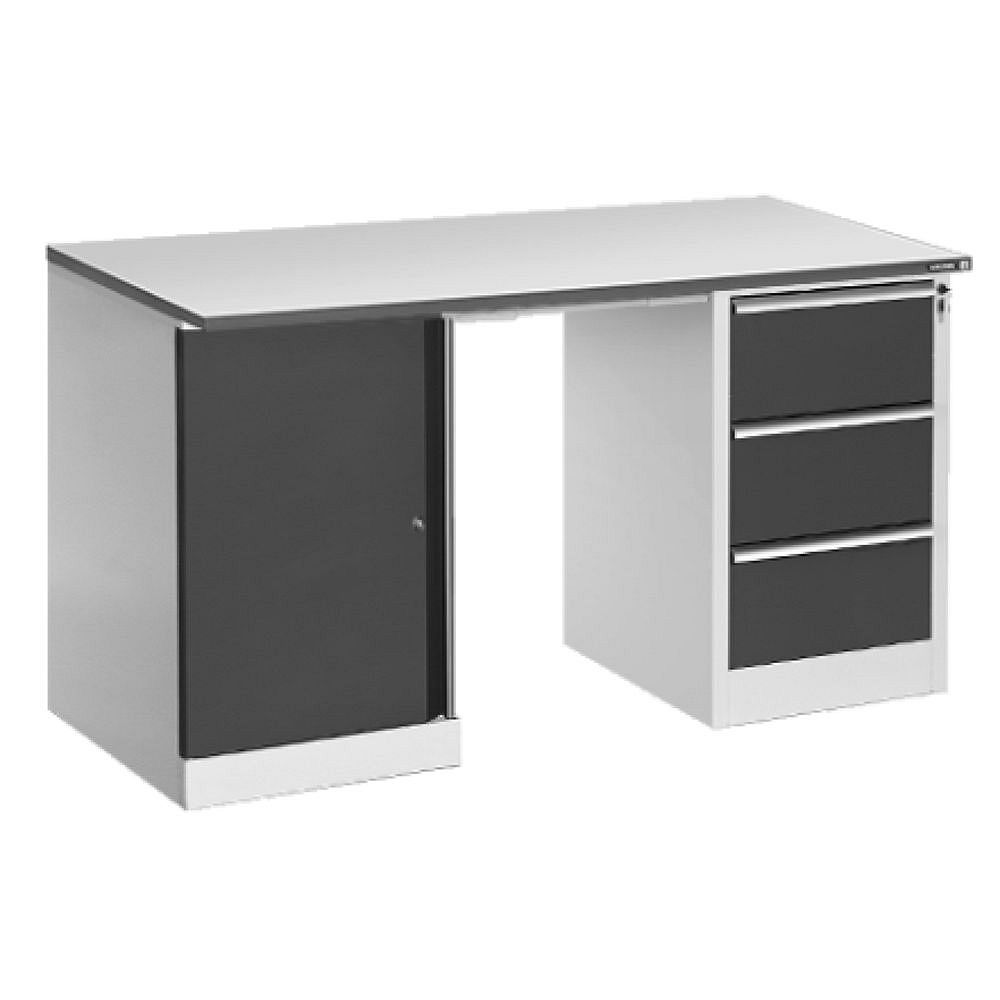 Стол рабочий КОНСТАНТ CP-18-7+ТМБ-01+ДР-03