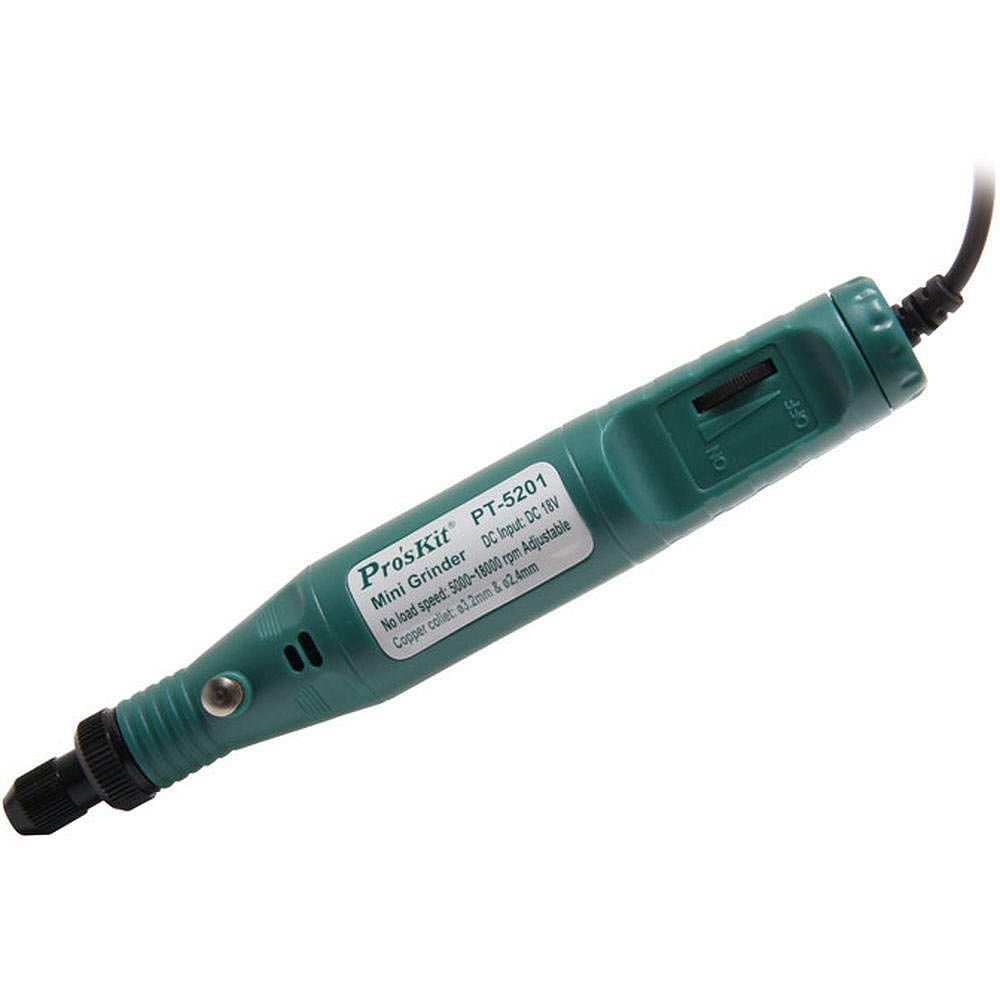 Профессиональный мини гравер (шлифмашина) с насадками ProsKit PT-5201B