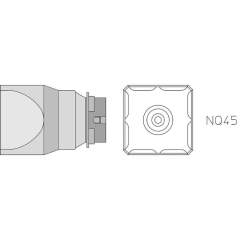 Сопло Weller T0058736833N NQ45, 4х-сторон., 31.3х31.3мм