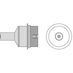 Weller T0058750770N. Сопло Weller NRV07, круглое, с вакуумом, 7.0мм