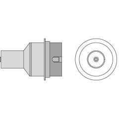 Weller T0058750772N. Сопло Weller NRV10, круглое, с вакуумом, 10.0мм