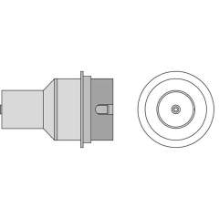 Weller T0058750774N. Сопло Weller NRV12, круглое, с вакуумом, 12.0мм