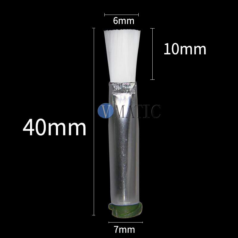 VMATIC VCBT15F6 Наконечник дозатора плоская кисть 6мм мягкая 15G 1.36мм (10шт)