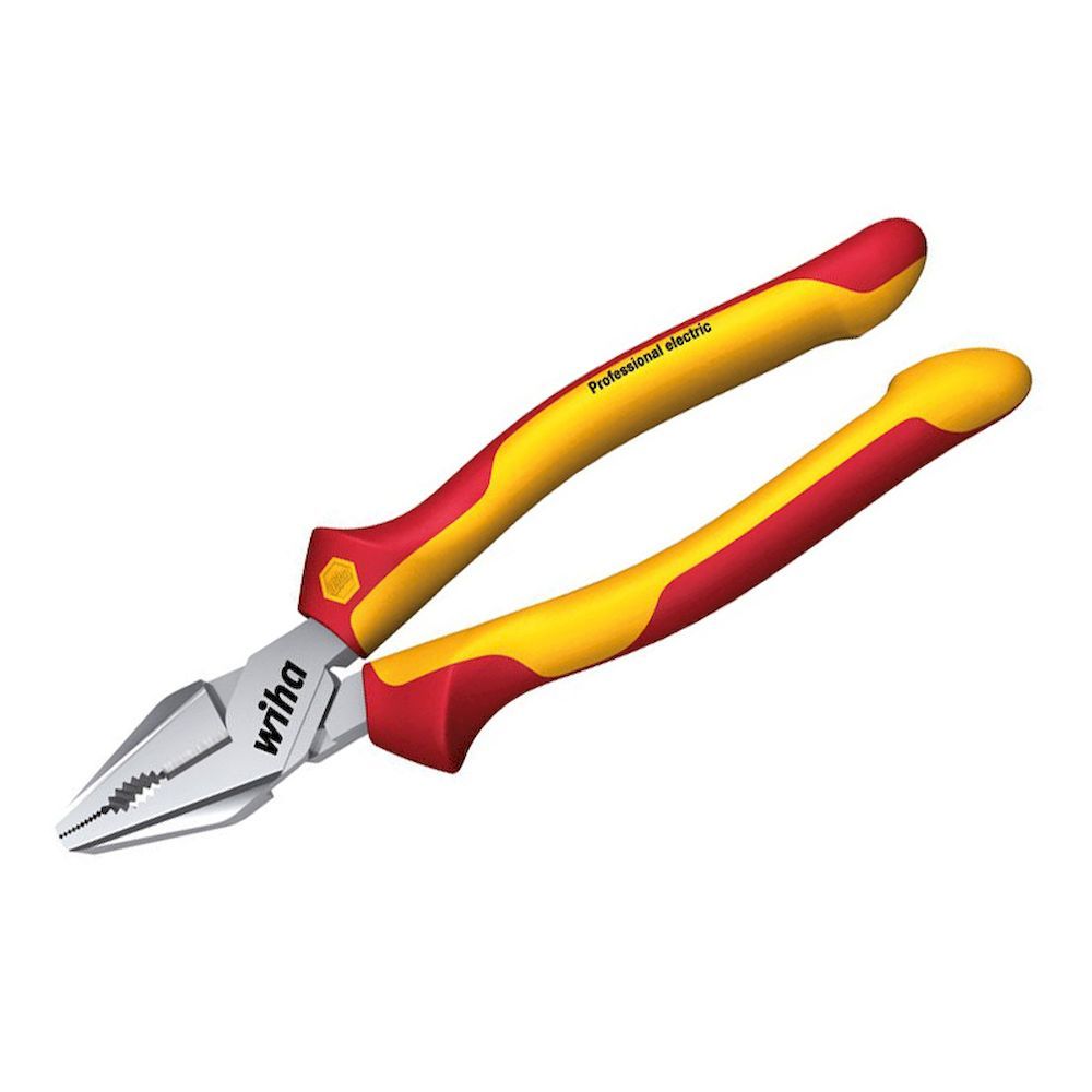 Wiha 38856. Усиленные пассатижи OptiGrip Industrial electric DJ 225 мм VDE